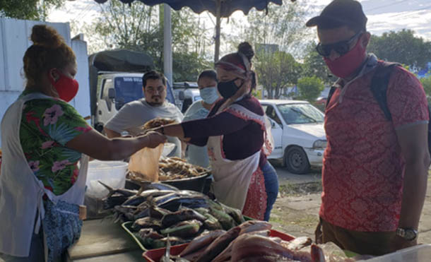 Foto INPESCA // El puesto de venta se encuentra en las instalaciones del INPESCA Carretera Norte