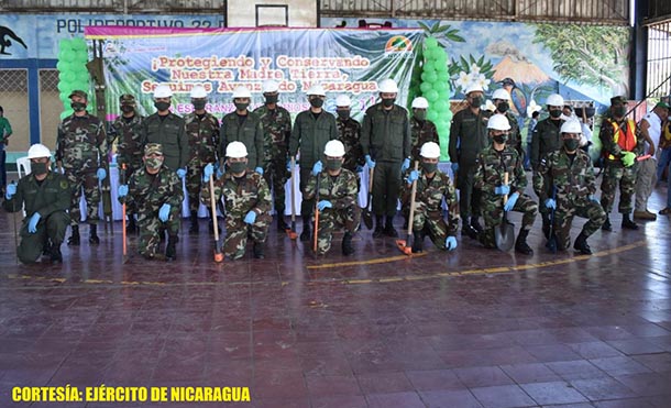 Foto Ejército de Nicaragua // Participaron fuerzas y medios del 2 Comando Militar Regional