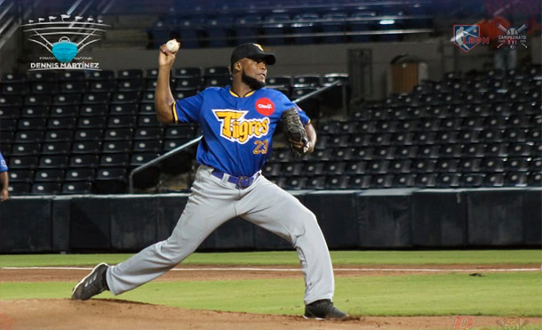 Tigres de Chinandega en el número uno de tabla de posiciones tiene del Round Robin de la LBPN. / Foto: FB - @EstadioBeisNi