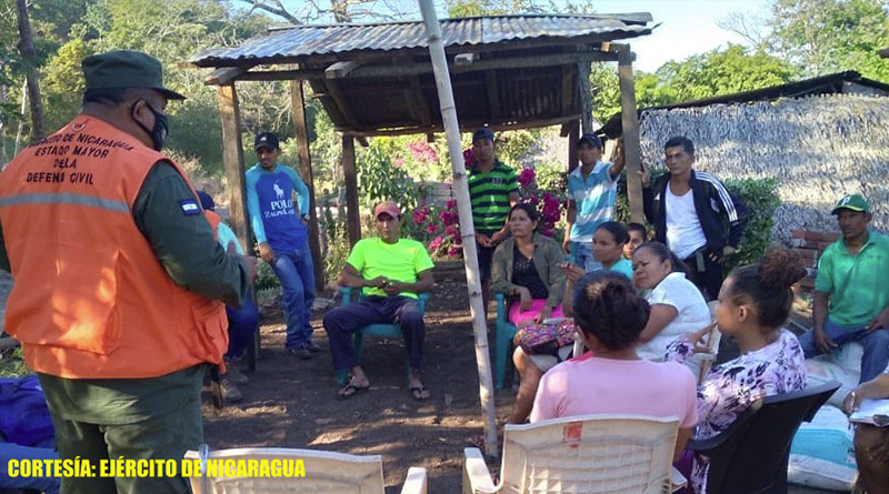 Foto: Ejército de Nicaragua / Estas actividades se desarrollaron implementando todas las medidas de prevención y protección orientadas por el Ministerio de Salud (MINSA), para prevenir el contagio de la COVID-19.