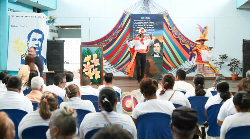 Acto de inauguración de la Casa de la Cultura en Masaya