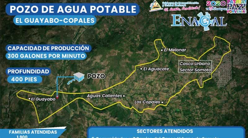 Sitio de ubicación de nuevo pozo de agua potable en ENACAL