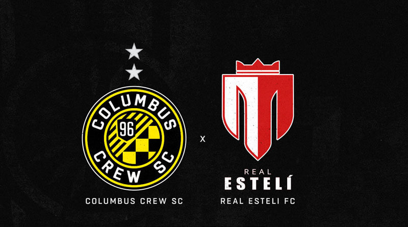 Arte promocional entre el Real Estelí y Columbus Crew en CONCACAF