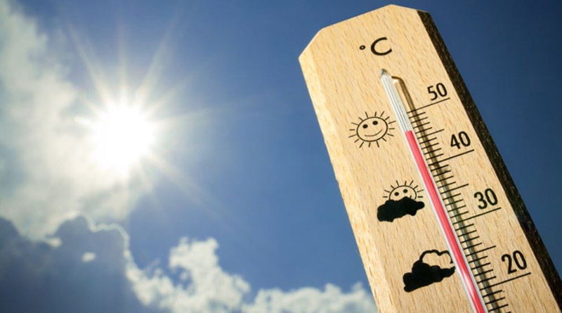 Termómetro que marca altas temperaturas