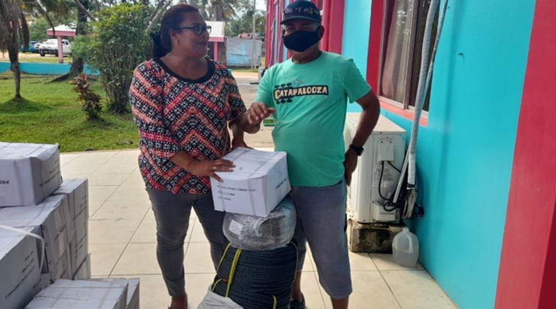 Pescadores del Caribe Norte recibieron bono de seguridad alimentaria por parte de INPESCA