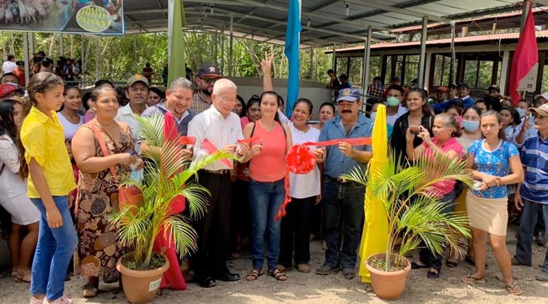 Inauguración de la ampliación de granja porcina en Jinotega