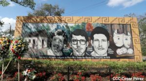 Militancia Sandinista rinde homenaje a los héroes y mártires de Los Sabogales en Masaya