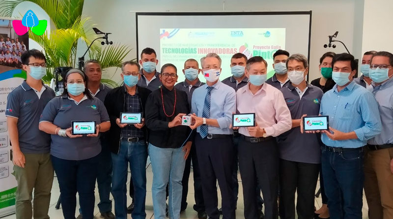 Representantes del INTA junto al embajador de Taiwán en Nicaragua, Sr Jaime Chin Mu Wu.