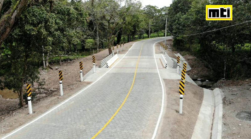 Puente La Gallina de 10 metros de longitud que ha construido el Gobierno Sandinista, en el kilómetro 156.16 del tramo Juigalpa – La Libertad en Chontales