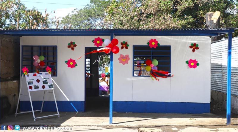 Vivienda entregada por la Alcaldía de Managua y la Embajada de Taiwán en el barrio Benedicto Valverde