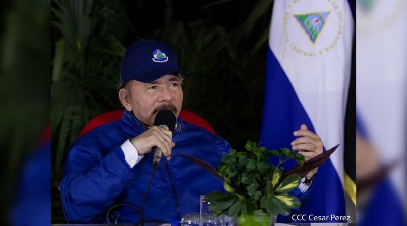 Comandante - Presidente Daniel Ortega durante el Acto del 41 Aniversario de la Cruzada Nacional de Alfabetización