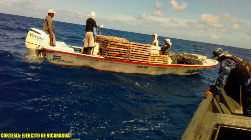 Embarcación y tripulación que había quedado a la deriva a 21 millas náuticas de Corn Island