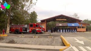 Estación básica de bomberos en Nicaragua