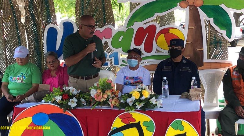 Lanzamiento del plan verano 2021 en Corinto, Chinandega