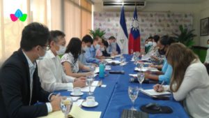 Funcionario del sector turismo en Nicaragua y de la Misión Técnica de Taiwán en el encuentro para la formulación del proyecto “Apoyo al Desarrollo Turístico Sostenible en Nicaragua”.