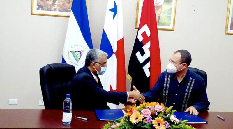 Firma del Memorando de Entendimiento entre el Instituto Nicaragüense de la Pesca y Acuicultura (INSPECA) y la Autoridad de los Recursos Acuáticos de Panamá (ARAP).