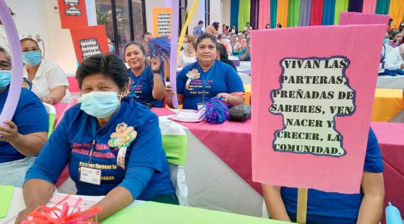 Parteras de Nicaragua participan en el IV Foro Nacional de Parteras de Nicaragua