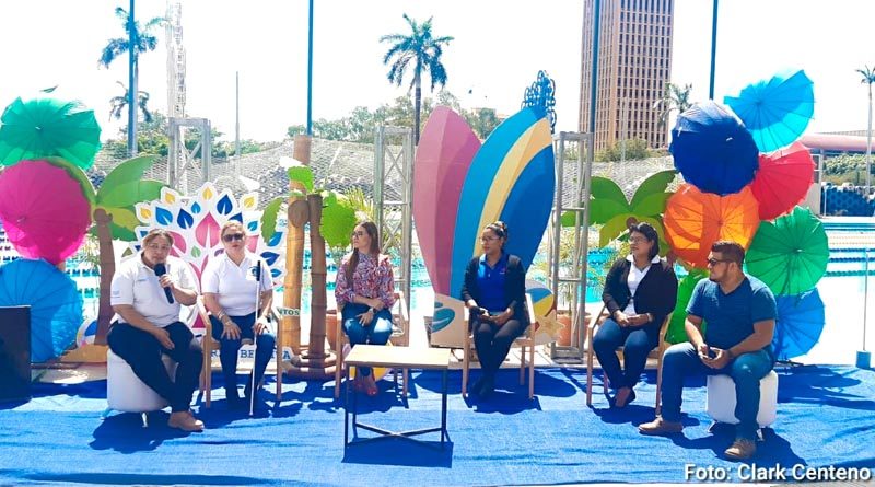 Conferencia de prensa sobre el lanzamiento de las pasarelas Nicaragua Fuerza Bendita, Verano de Amor 2021