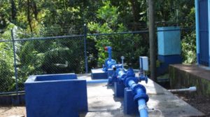 Tubería del nuevo pozo de agua que será inaugurado en Muelle de los Bueyes
