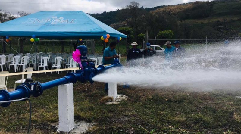 Nuevo pozo de agua potable en Jinotega