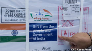 Vacunas donas a Nicaragua por el Gobierno de India