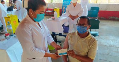 Vacunación voluntaria contra la Covid-19 a pacientes con cardiopatías, del Distrito 7 de Managua