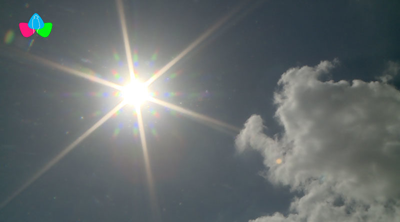 Cielo despejado de Managua, Nicaragua con un clima bastante caluroso.