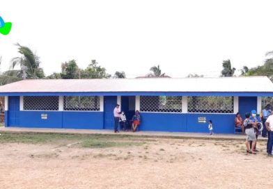 Aulas del Centro Escolar Los Amiguitos en Bilwi rehabilitado por el Ministerio de Educación de Nicaragua.