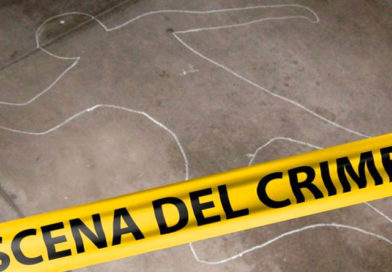 Cinta amarilla de la Policía Nacional de Nicaragua, de la escena del crimen en Río San Juan