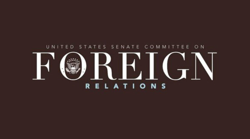 Imagen que muestra el logo del comité de Relaciones Exteriores del Senado de los Estados Unidos