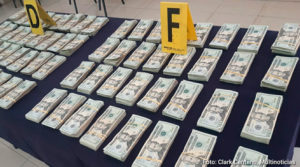 Dinero incautado por la Policía Nacional de Nicaragua al crimen organizado y al narcotráfico internacional
