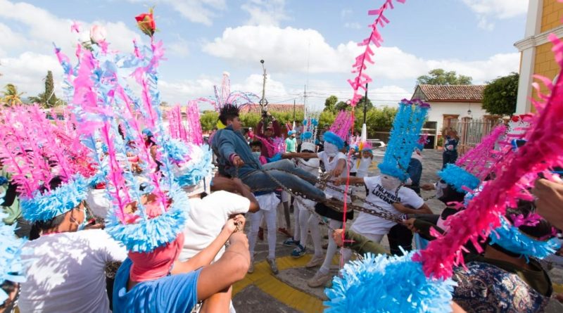 Recorrido de los Judíos, en conmemoración de la pasión, muerte y resurrección de Jesucristo en la ciudad de Masatepe.