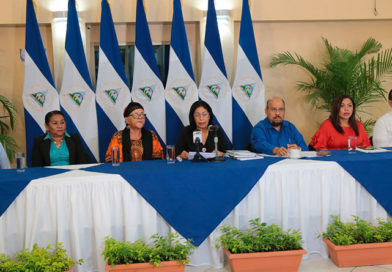 Comisión Especial de Carácter Constitucional para Asuntos Electorales de la Asamblea Nacional presentando informe de avance del proceso de consultas a la Ley Electoral de Nicaragua.