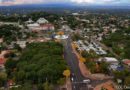 Imagen aérea de la Avenida de Bolívar a Chávez en Managua
