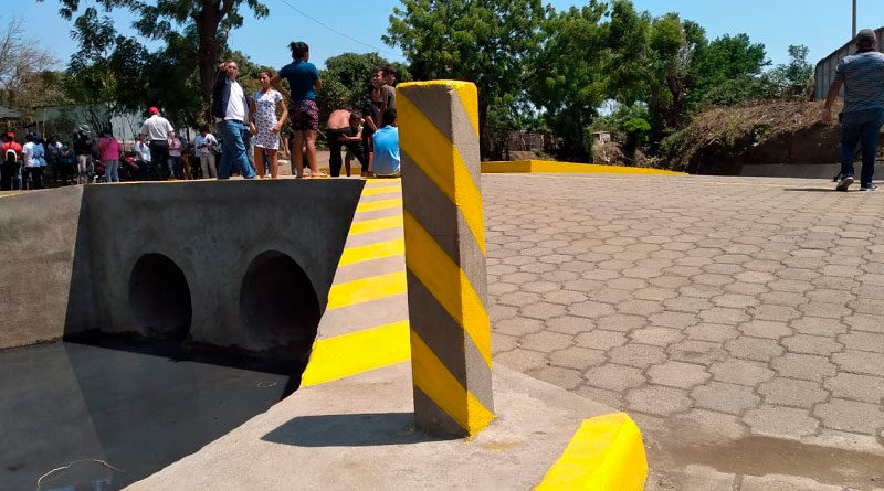 Puente inaugurado por la Alcaldía de Ciudad Sandino en las comunidades Valle Santa Rosa - San Andrés de la Palanca