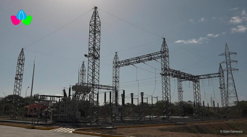 La nueva subestación eléctrica de San Juan del Sur, inaugurada este 31 de marzo, por el Gobierno de Nicaragua.