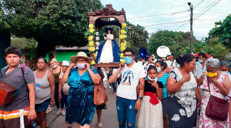 Virgen del Hato regresa a El Viejo luego de su peregrinaje por Nicaragua