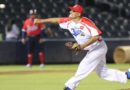 Jugador del Boér en el Estadio de Béisbol