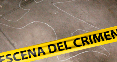 Línea amarilla que marca una escena del crimen