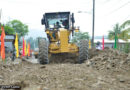 Maquinaria pesada en la construcción de la carretera Rosita – Bonanza, en la Región Autónoma de la Costa Caribe Norte
