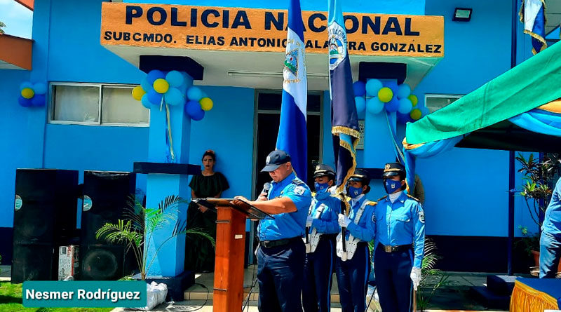 Fachada de la Comisaría de la Mujer en San Nicolás, Estelí