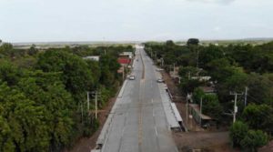 Fotografía del Nuevo tramo de carretera Sábana Grande - El Pique