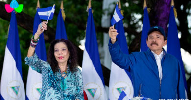 Comandante Daniel Ortega y Compañera Rosario Murillo
