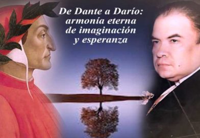 Imagen ilustrativa de Dante y Darío con un árbol de fondo que los separa