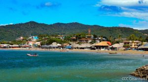 Vista de la bahía de San Juan del Sur