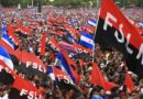 Celebración del 40/19 en la Plaza de la Fe en Managua