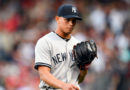 Jonathan Loáisiga durante un juego ante los Yankees de Nueva York.