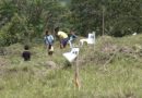Familias del Macizo de Peñas Blancas durante la entrega de lotes de terrenos donde podrán habitar con mayor seguridad en El Tuma – La Dalia.