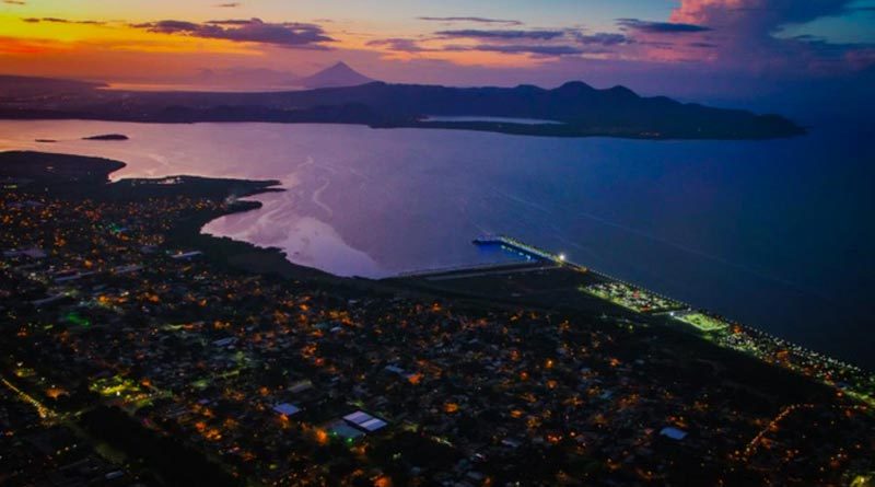 Foto aerea de Managua, Nicaragua