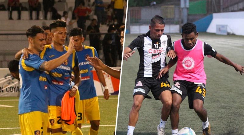 Managua FC y Cacique Diriangén entrenando de cara a la final del Torneo Clausura de Liga Primera.